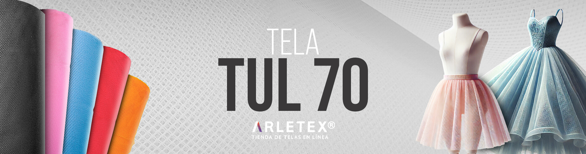 Tela Tul 70 Tul Para Crinolina Arletex