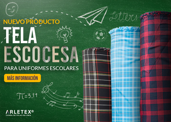 Nuevo producto: tela escocesa para uniformes escolares