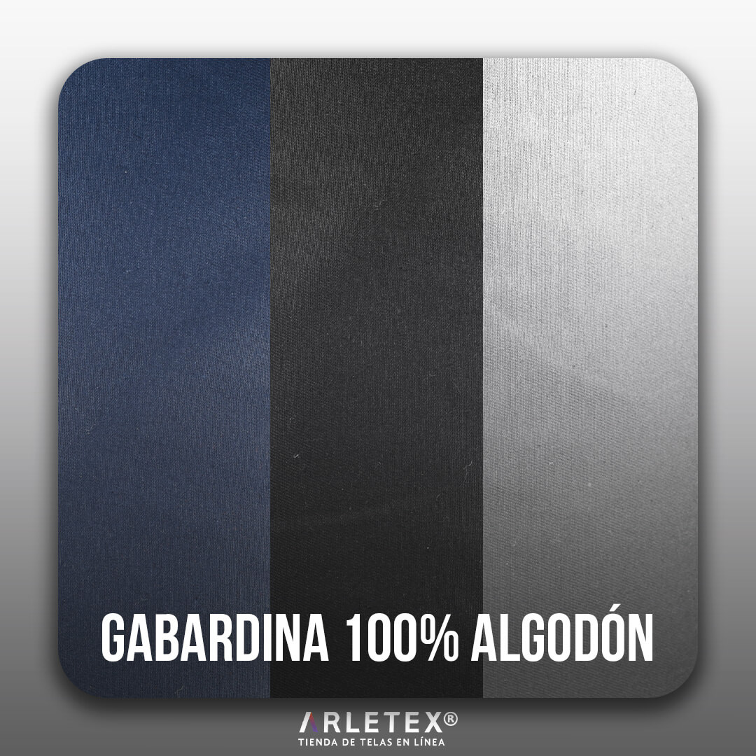 Tela Gabardina 100% algodón para venta por rollo con envío a Chihuahua