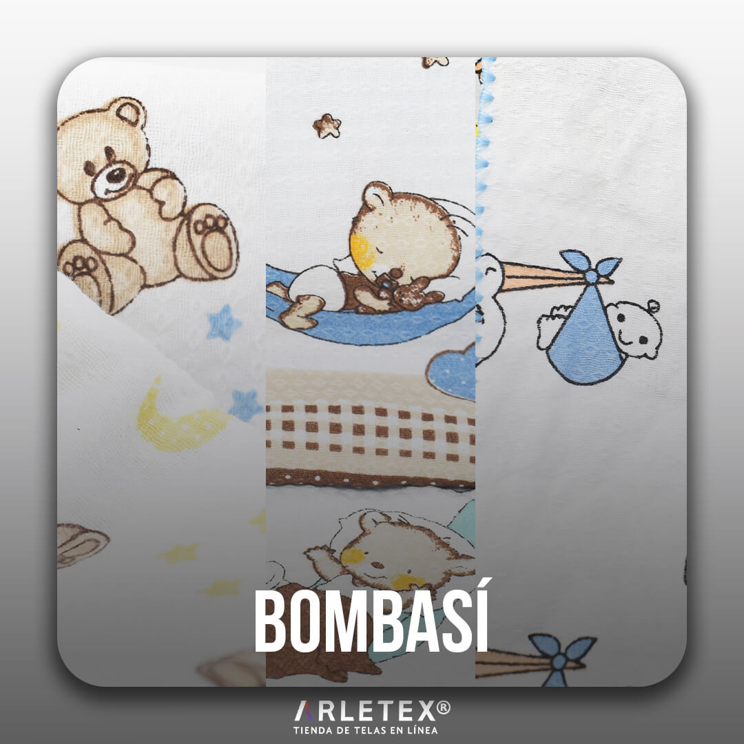 Tela Bombasí hecha de algodón