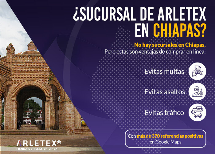 No contamos con sucursal física en Chiapas, compra en línea con envío a todo el estado