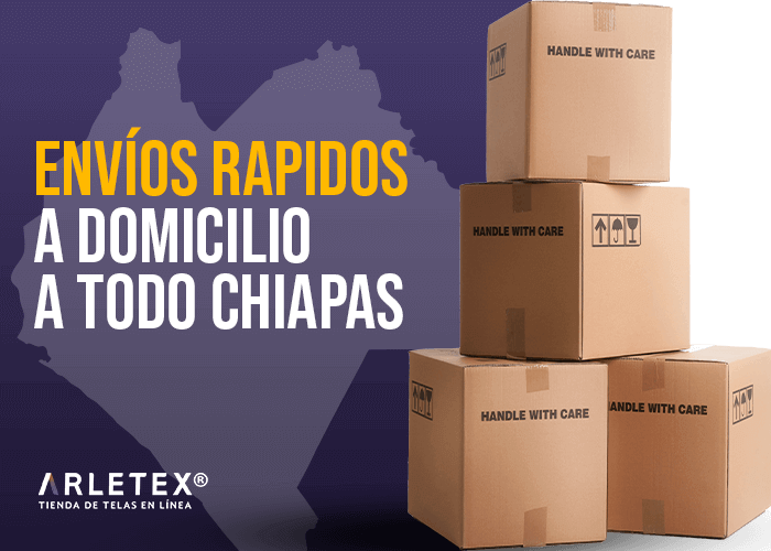 Envíos rápidos de telas a Chiapas