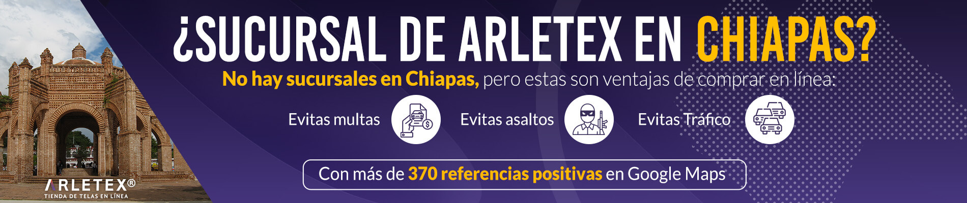 No contamos con sucursal en Chiapas