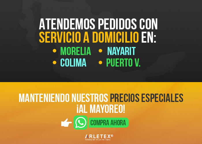 Pedidos de telas con servicio a domicilio en Guadalajara