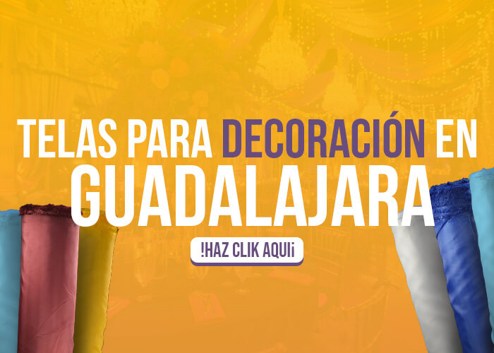 Telas para decoración de eventos en Guadalajara
