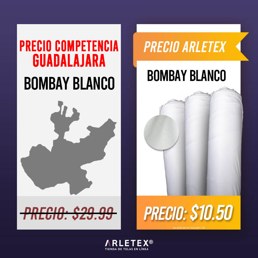 Precio Bombay En Guadalajara Arletex