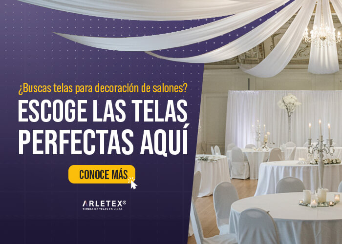 Telas para decoración de salones y fiestas en Tlaxcala
