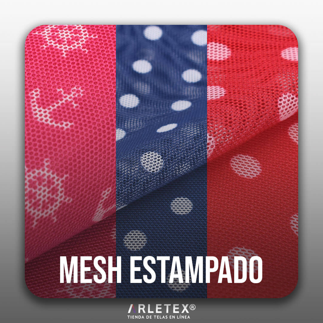 Tela Mesh Estampado