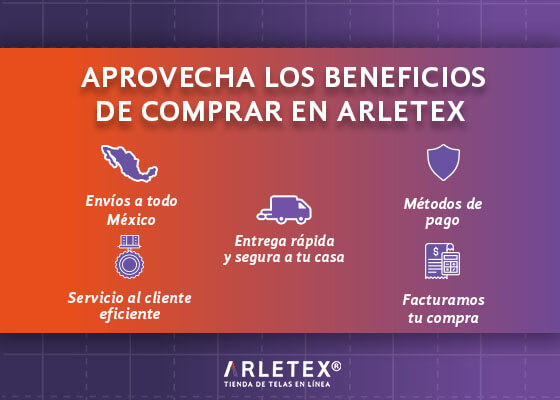 Beneficios de comprar telas en Arletex