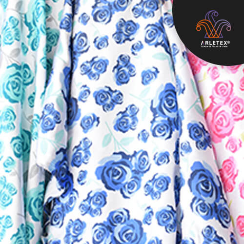 Back Satín Floreado