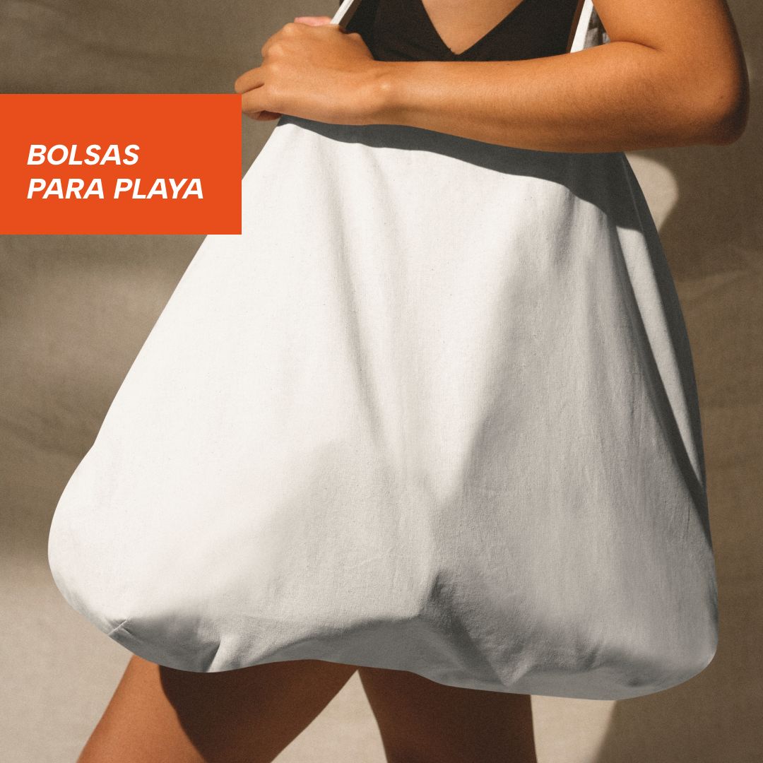 Bolsas de playa hechas con Tela Cholula Arletex