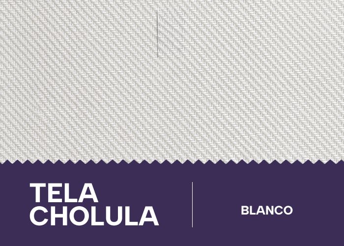 Tela Cholula Arletex color blanco