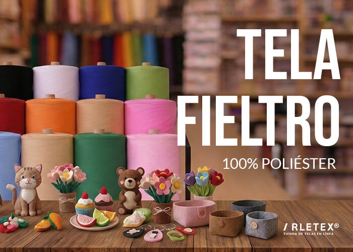 Tela Fieltro para manualidades y decoración