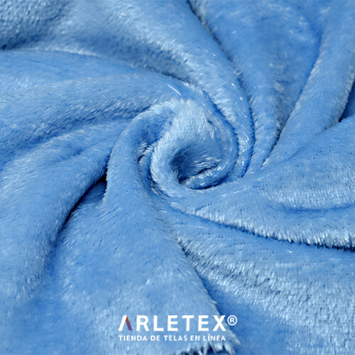 Tela Flannel Azul Cielo