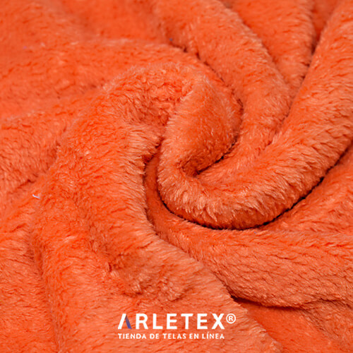 Tela Flannel Naranja