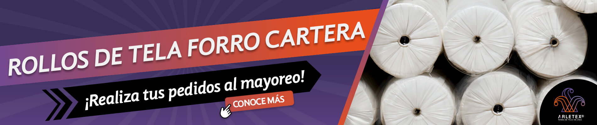 Banner Rollos Tela Forro Cartera