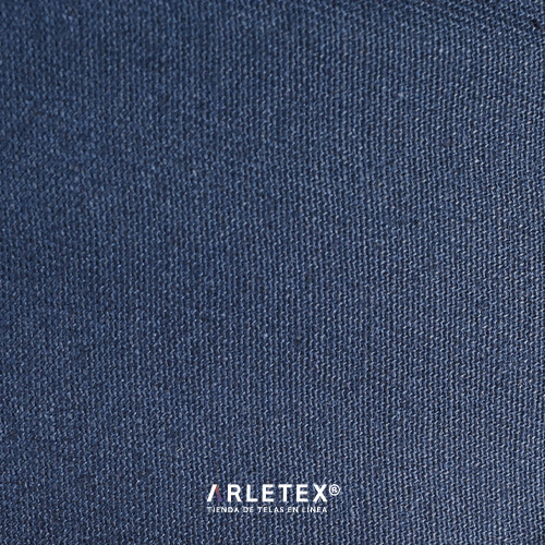 Tela gabardina marino