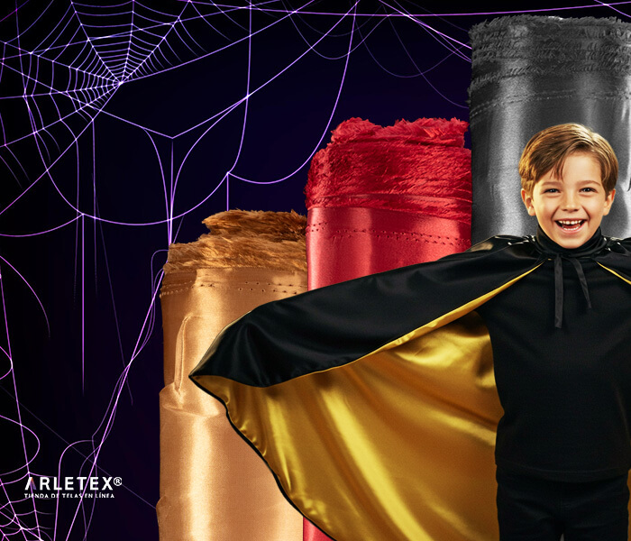 Capa de disfraz con raso satín