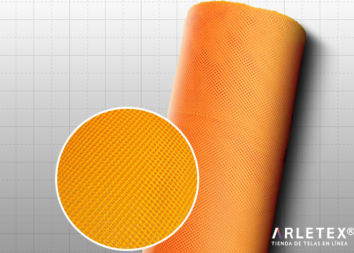Tela Tul 70 Liso Naranja