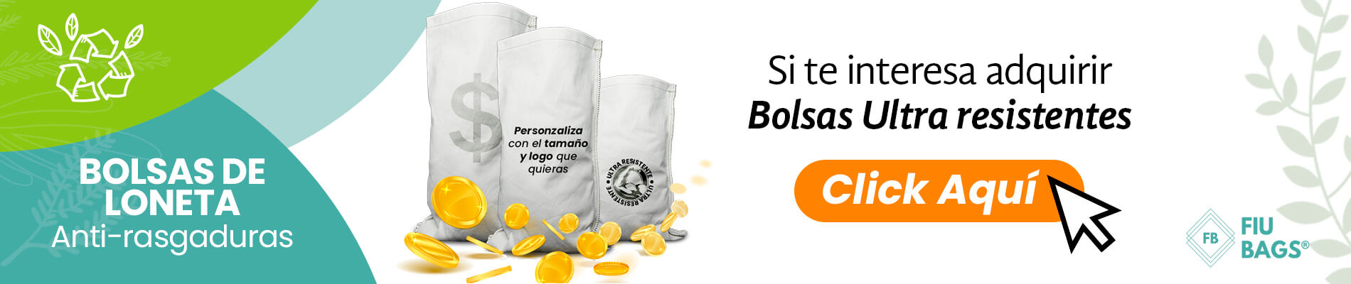 Bolsas de loneta gruesa anti-rasgaduras