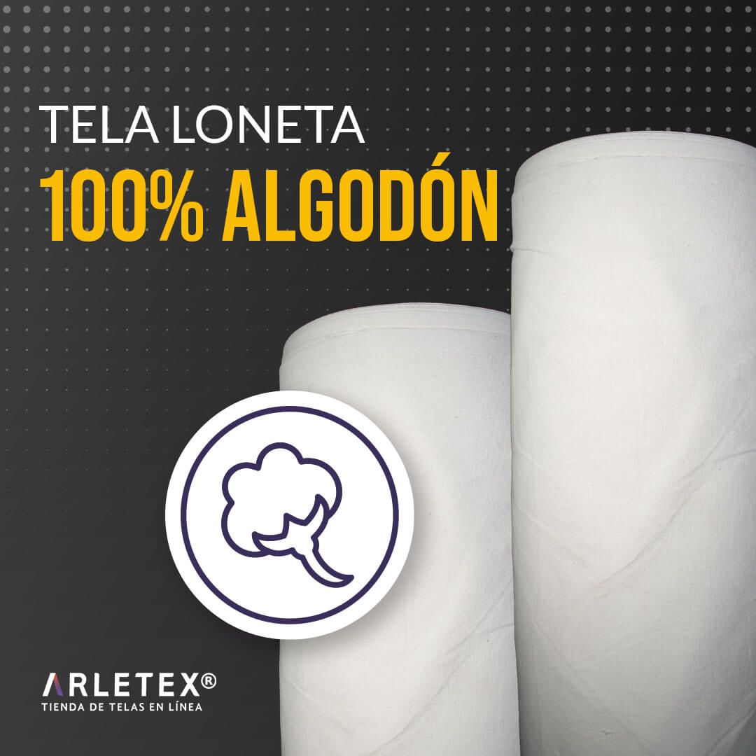 Tela Loneta 100% Algodón