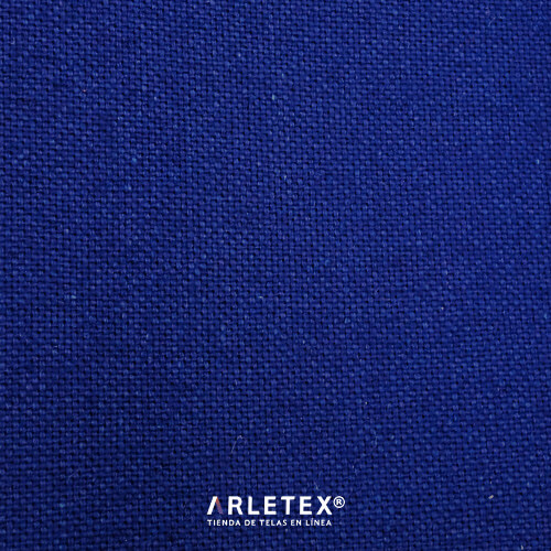Tela Loneta Azul Rey
