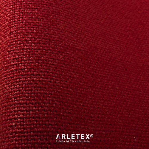 Tela Loneta Color Rojo