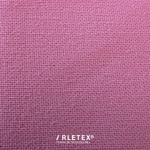 Tela Loneta Color Rosa Pastel