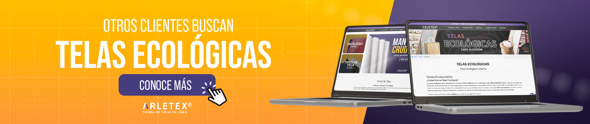 Banner Telas Ecológicas
