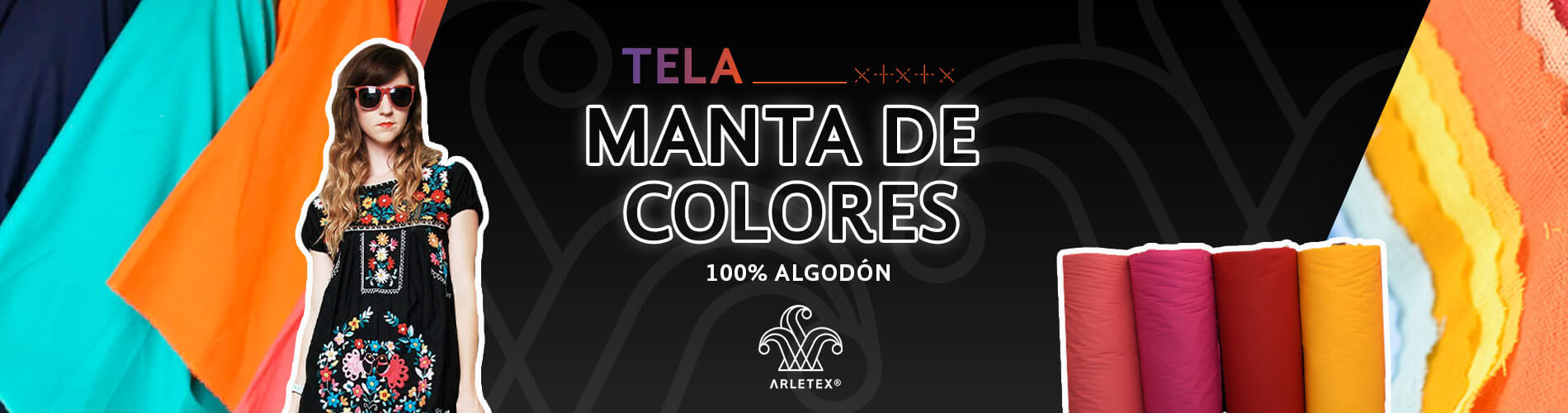 Telas manta colores