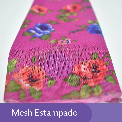 Tela Mesh Estampado para lencería