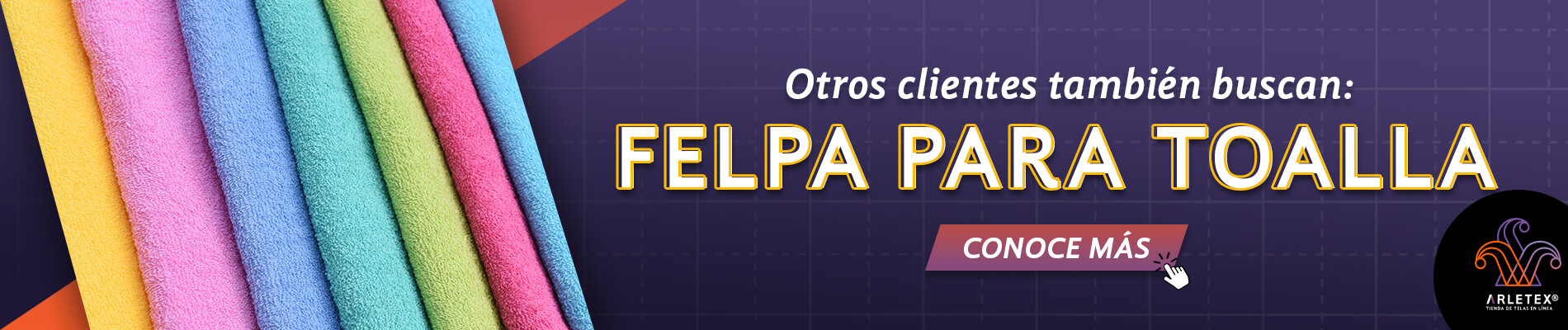 Banner Tela Felpa Para Toalla