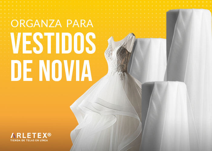 tela organza para vestidos de novia