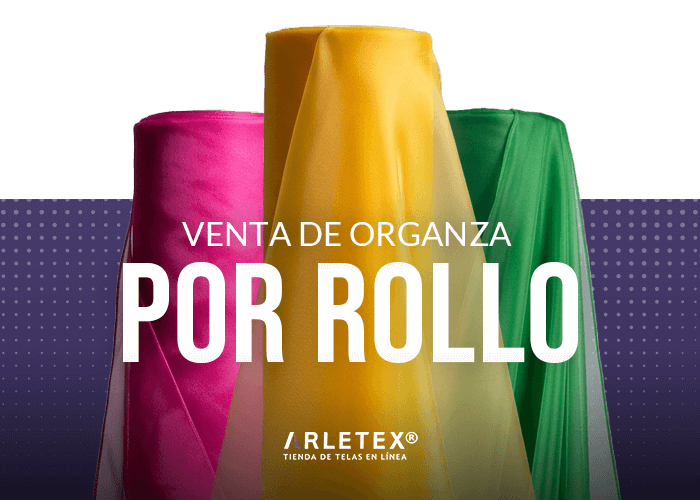 tela organza por rollo