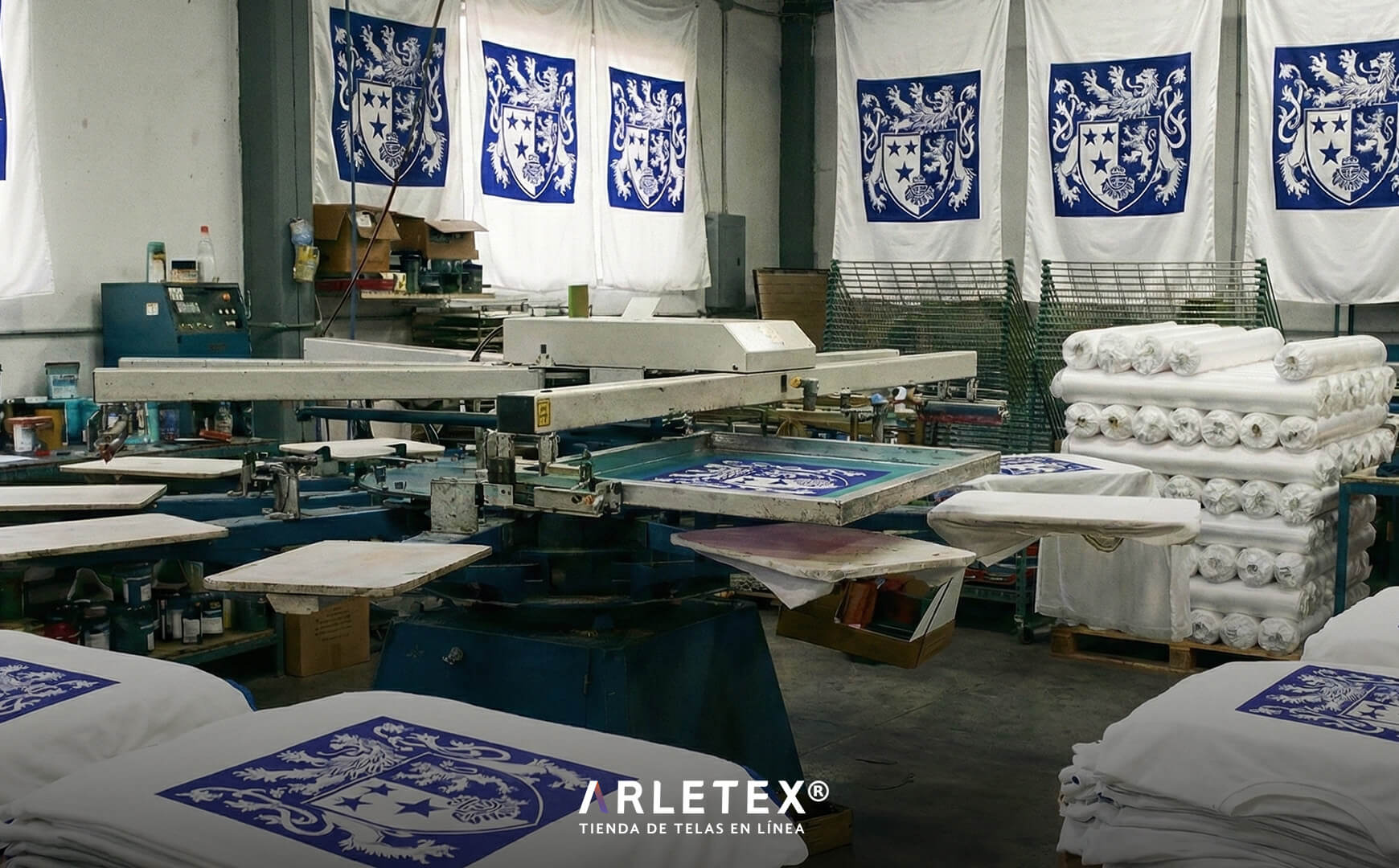 Tela tricolor para bandera