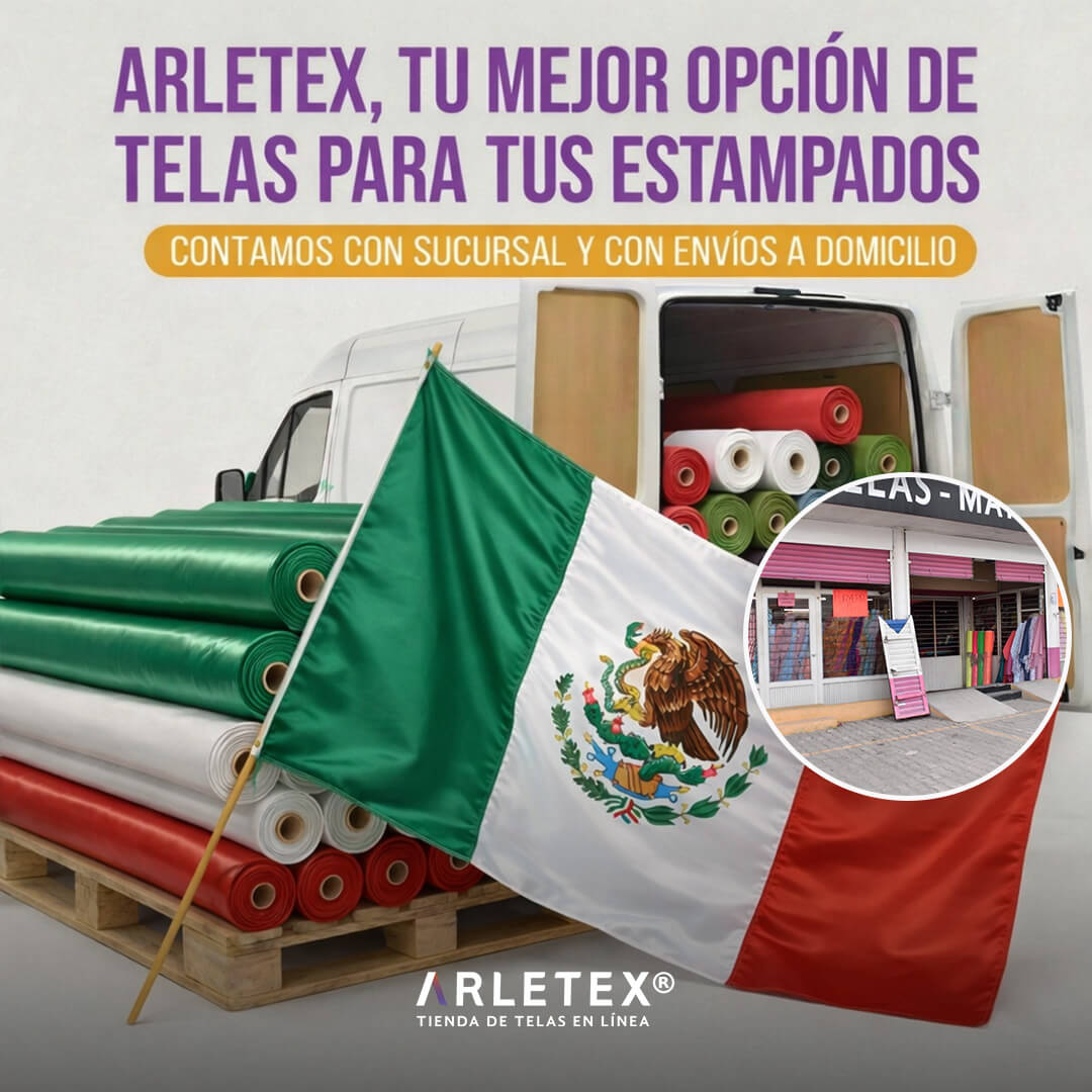 Tela tricolor para bandera