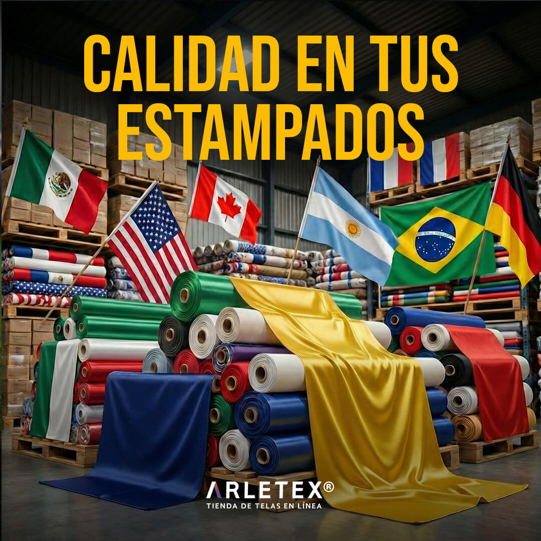 Tela para banderas de futbol y el mundial 2026