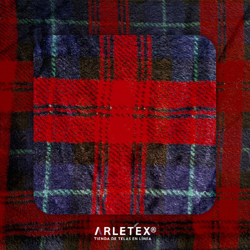 Flannel Cuadros Rojo & Azul Arletex