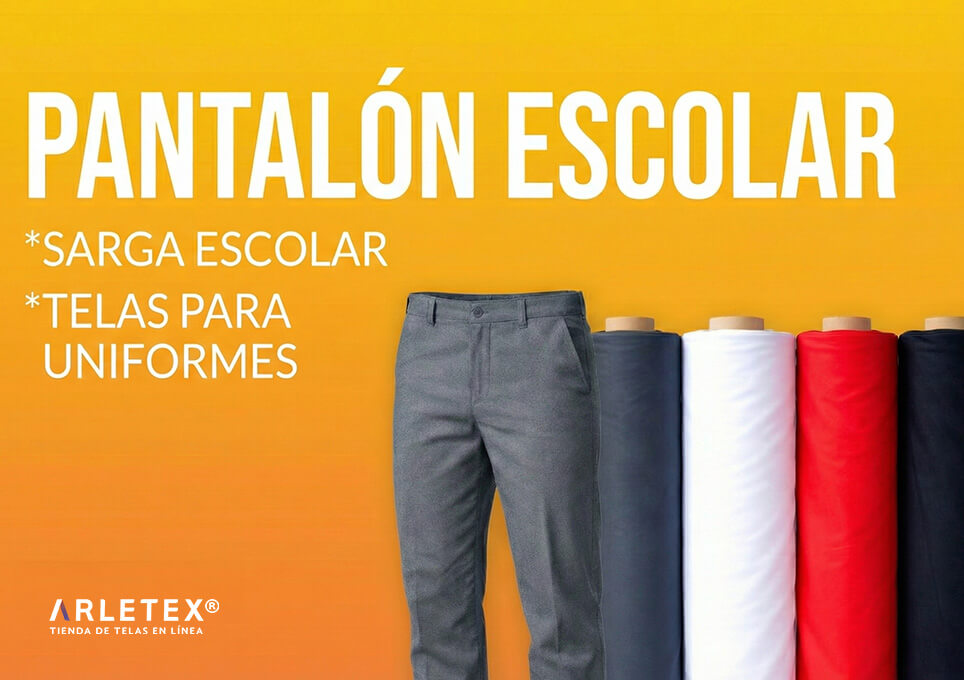 Tela poliéster para pantalón escolar