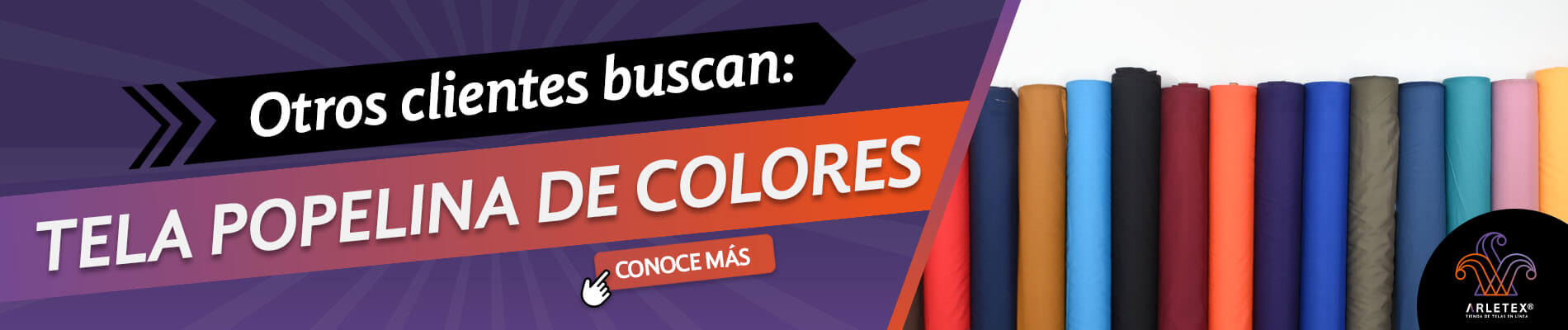 Banner Tela Popelina Colores