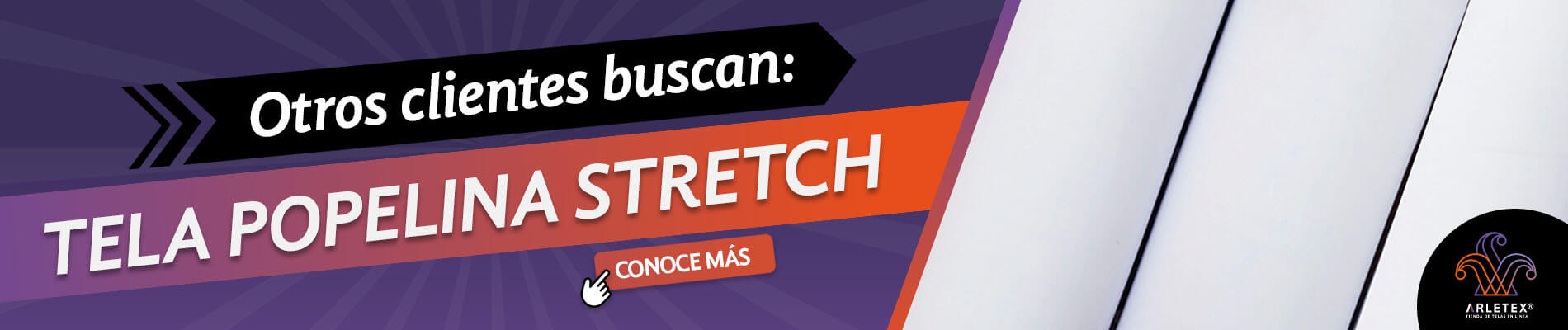 Banner Tela Popelina Stretch