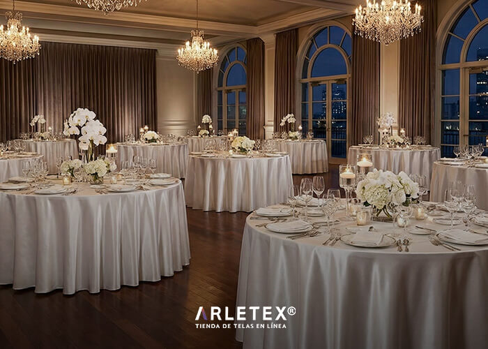Tela Satín Para Mantelería
