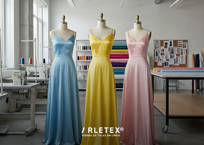 Tela Satín Para Vestidos