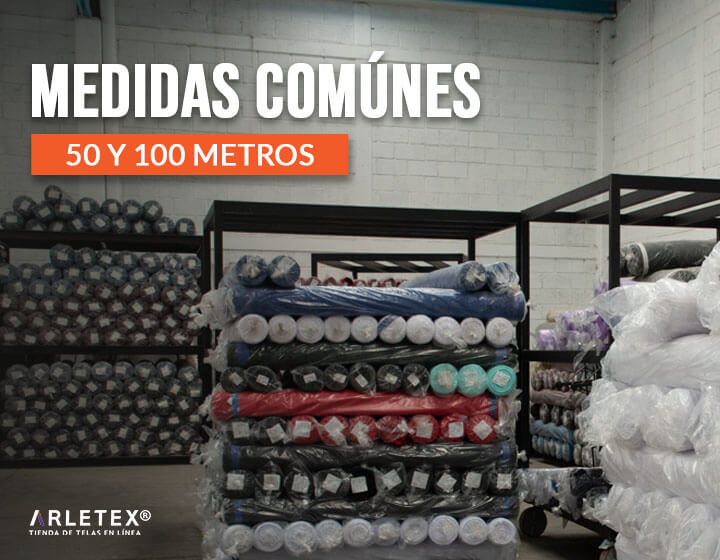 Rollos de tela de 50 y 100 metros