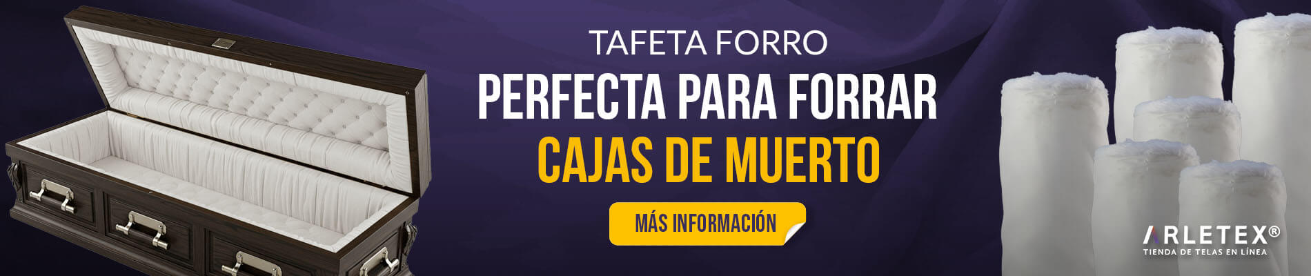 Tela Tafeta Forro Para Caja de Muerto