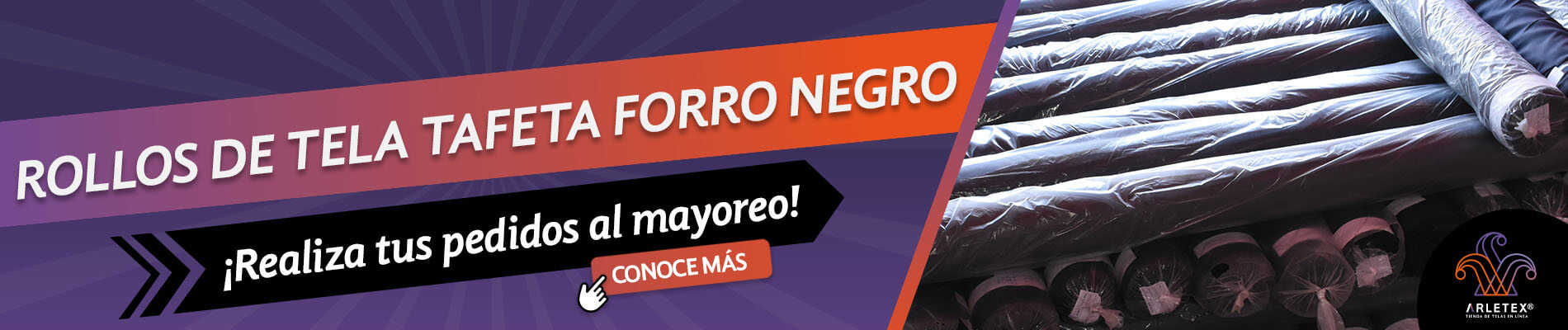Banner Rollos Tafeta Forro Negro