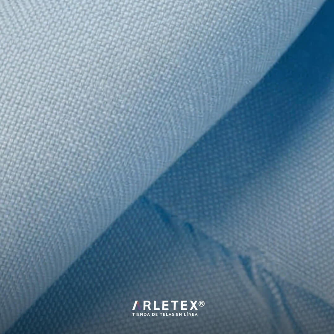 Tela Tafetán Color Cielo