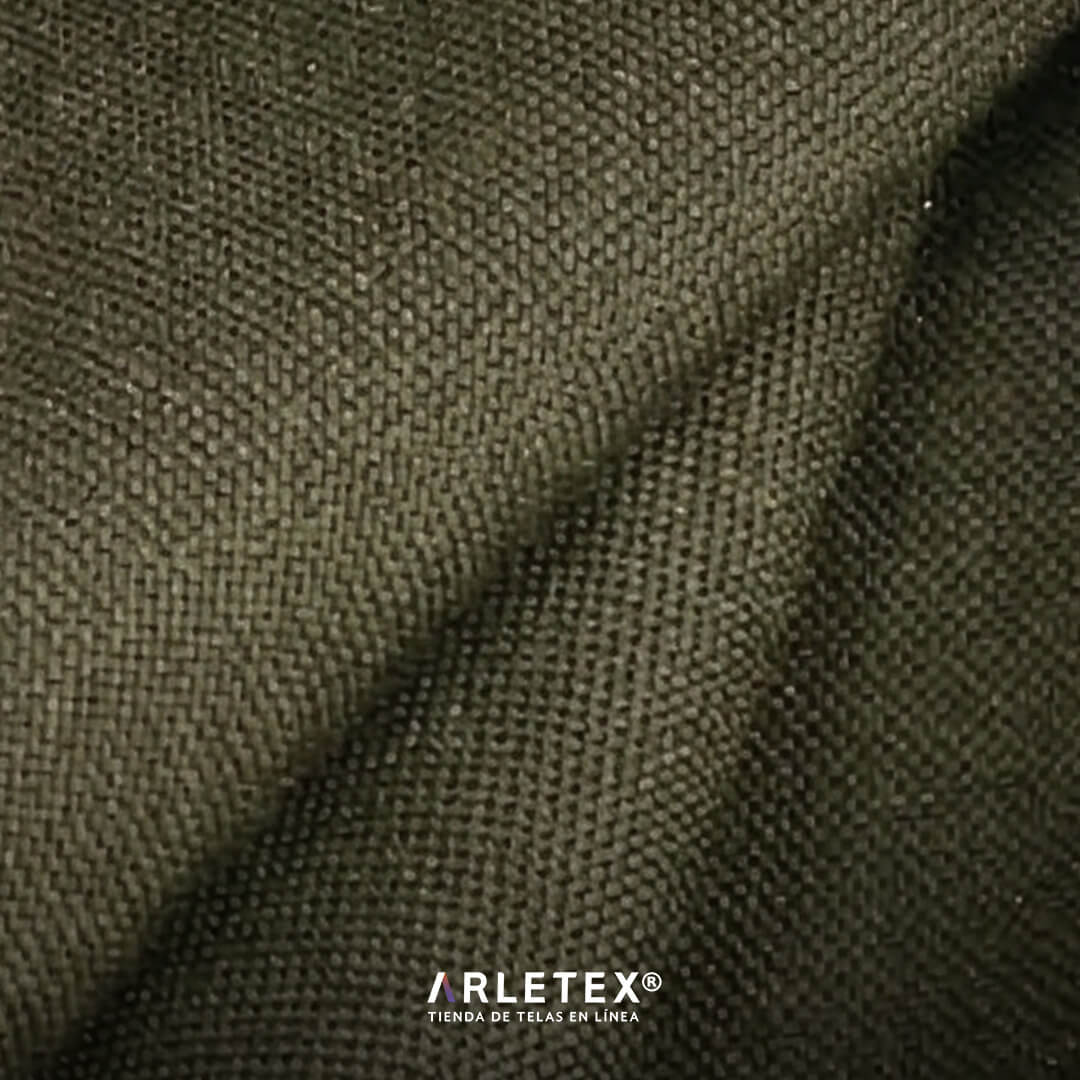 Tela Tafetán Color Militar