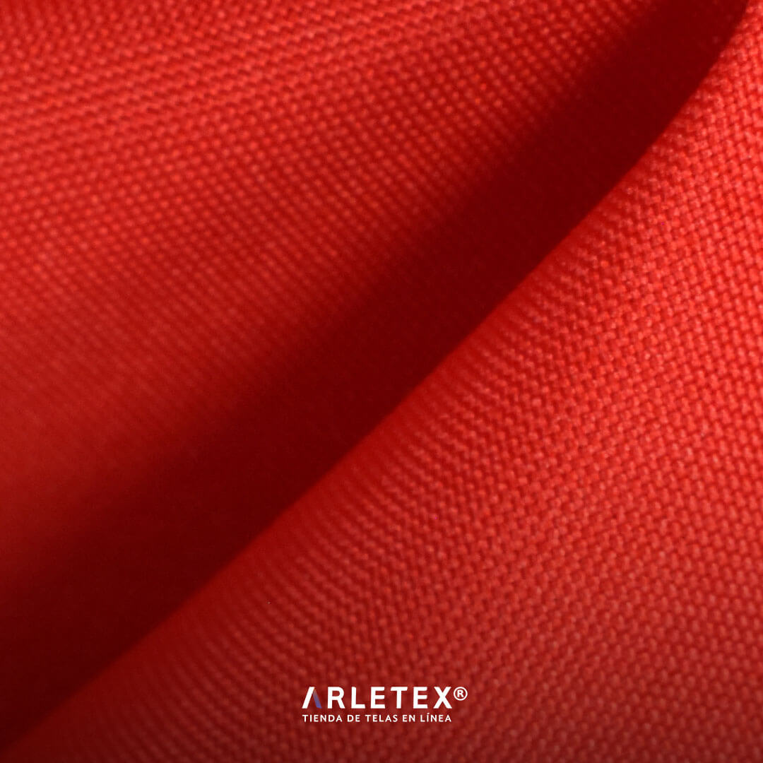 Tela Tafetán Color Rojo