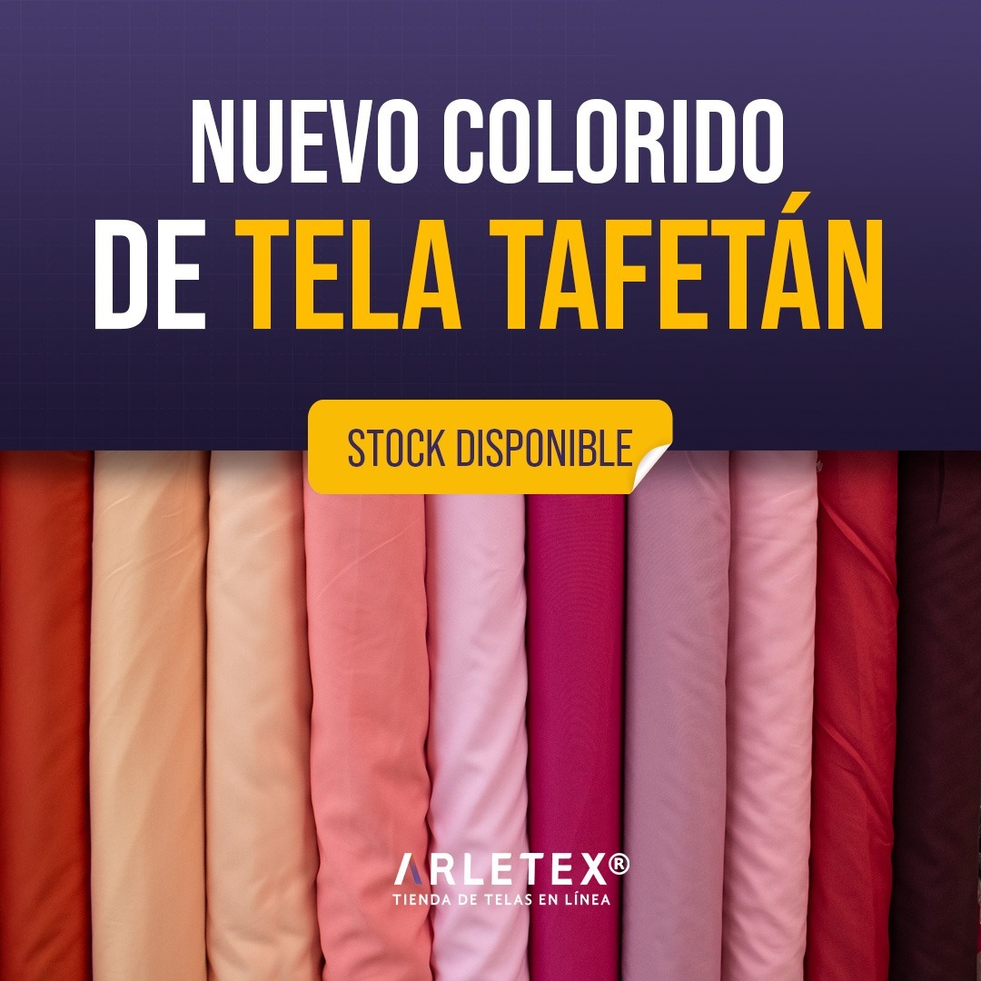 Tela Tafetán Colorido